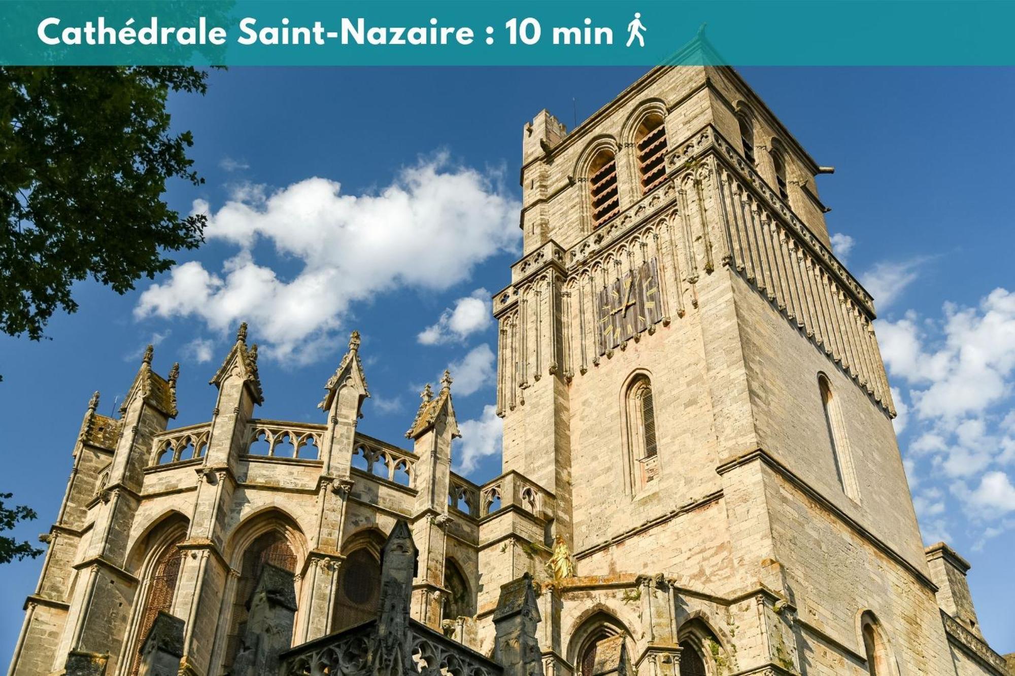 Elegant Studio Climatise 'Alma 2' - Coeur De Beziers - Wifi Fibre - Netflix Esterno foto